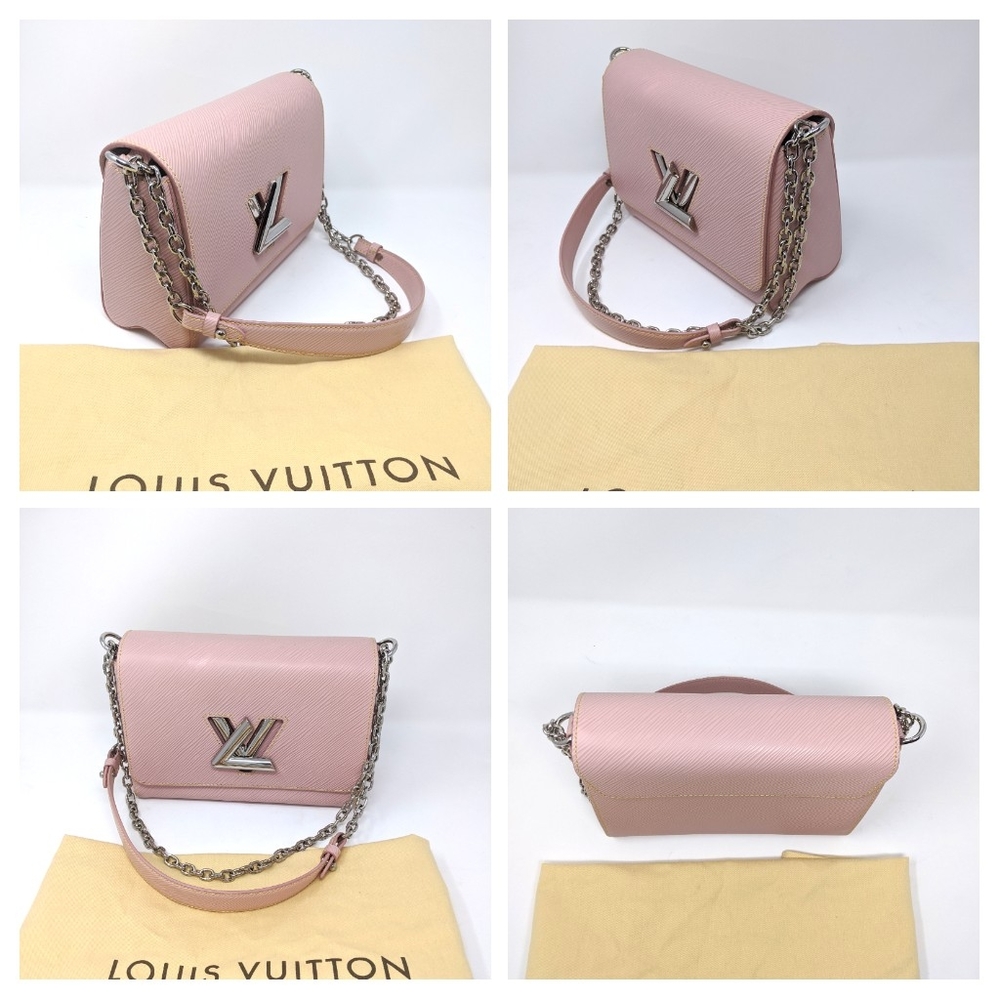 🎉HPx2🎉Louis Vuitton Pink Twist MM Rose Ballerine - Picture 4 of 10
